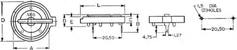 BH1060 držák knoflíkové baterie