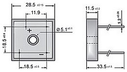 KBPC1506DR (600V= /15A)