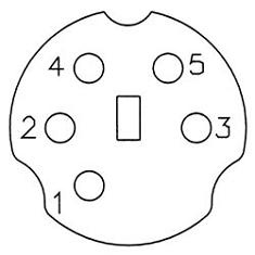 mini DIN MD5P-VK