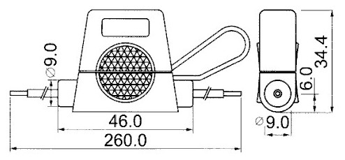 pojistkové pouzdro PPK-N-PTF-C3 max 30A /32V DC