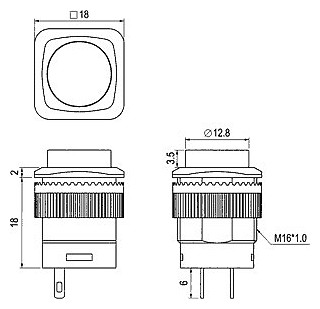 tlačítko R13-508A-05-BR