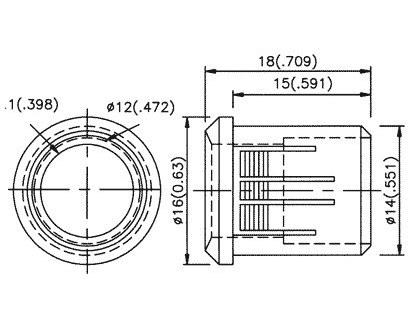 LED objímka RTF-1090