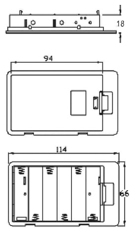 6xAA-VS s krytem SBH-361A