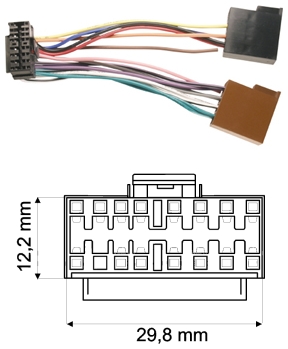 redukce konektor SONY 16P - ISO (ZRS-58)