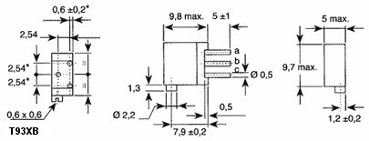 64Z, ... (T93XB) odporový trimr