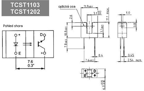 optozávora TCST2103
