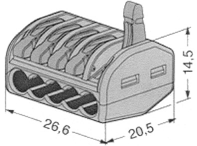 rychlospojka WAGO 222-415
