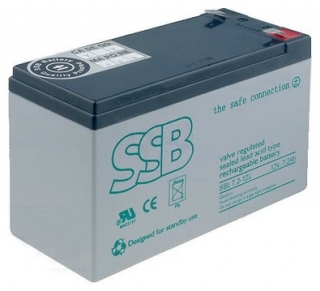 baterie AKU-PB 12V-7,2Ah SSB (SBL 7.2-12L)