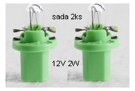 AUTO LAMP B8,5d-12V-2W (2ks)